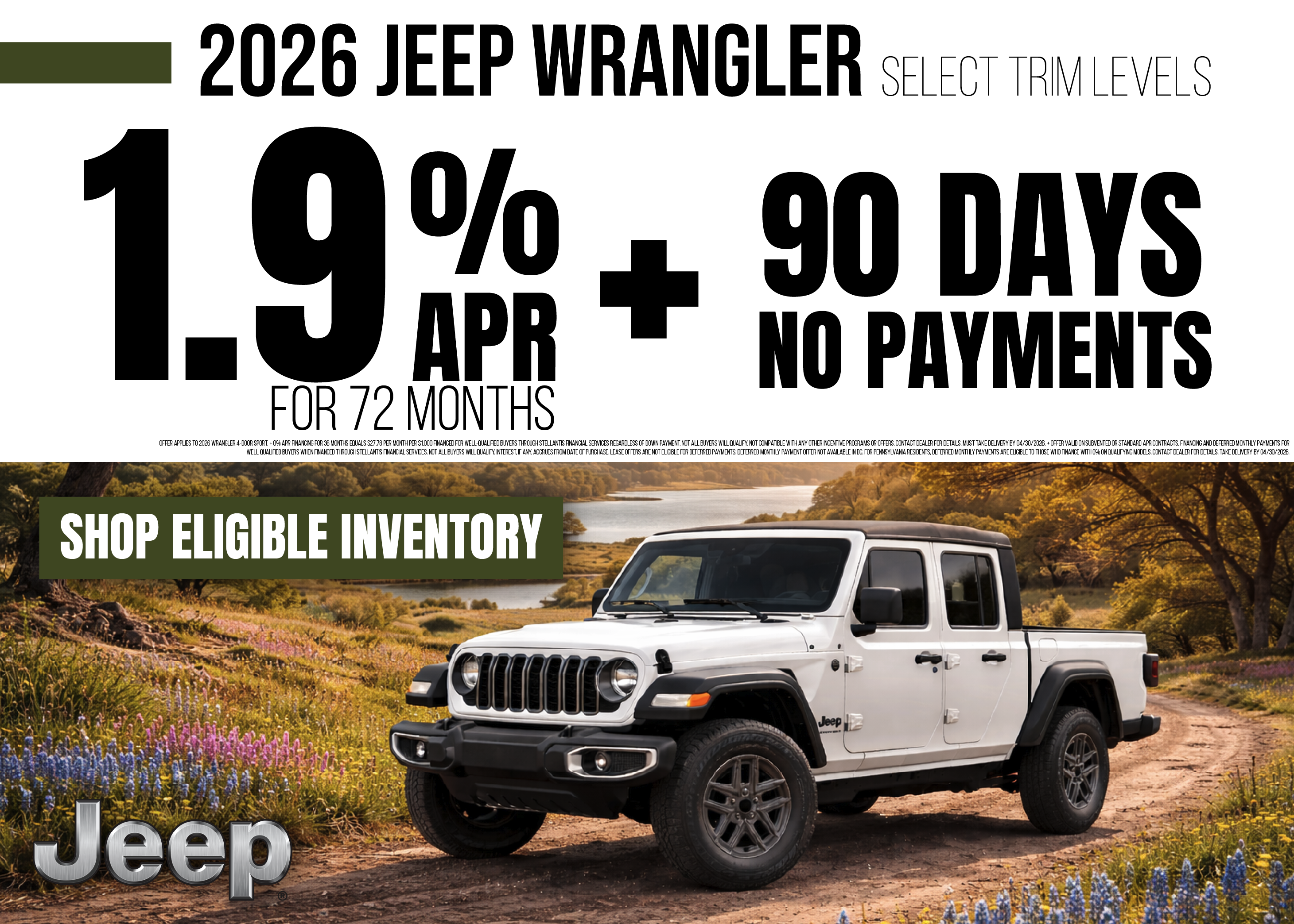 Shop 2026 Jeep Gladiator Inventory