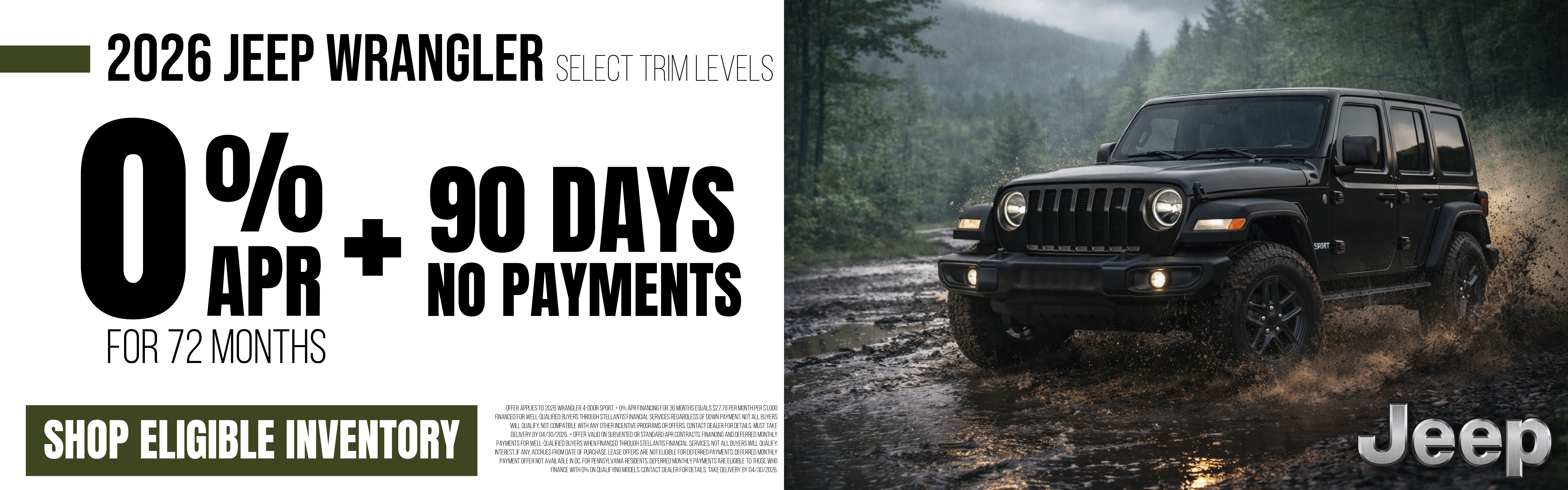 Shop 2026 Jeep Wrangler Inventory